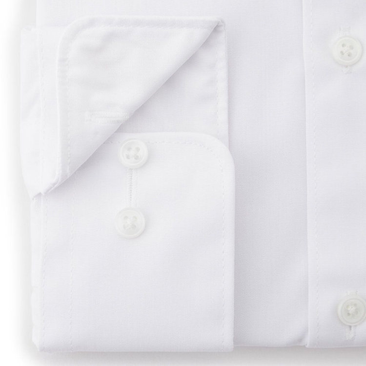 ＪＰコンフォート ネイビー 【JOHN PEARSE comfort navy】【STYLISH】【形態安定】レギュラーカラーワイシャツ/ホワイト 白