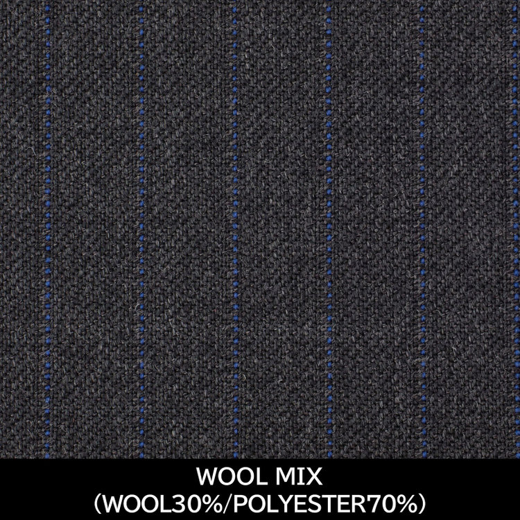 ＪＰ コンフォート 【パターンオーダー】【JOHN PEARSE comfort 6釦2掛ダブル】【秋冬】スーツ/WOOL MIX/グレー×ストライプ(WOOL30% POLYESTER70%) グレー系(灰)