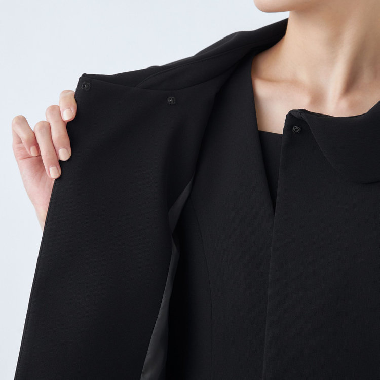 ソノタ（KONAKA用） 【RADVAN】【年間】スタンドタック襟アンサンブルレディースフォーマル 黒