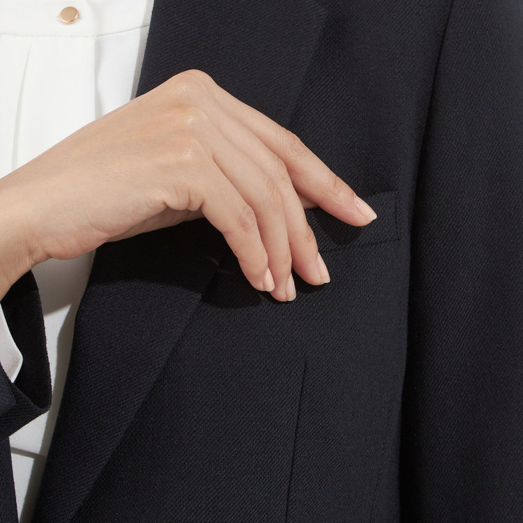 ソノタ（KONAKA用） 【Diana】【秋冬】ジャケット/ネイビー/ウォッシャブル＆ストレッチ/BISHU JAPAN 紺中間