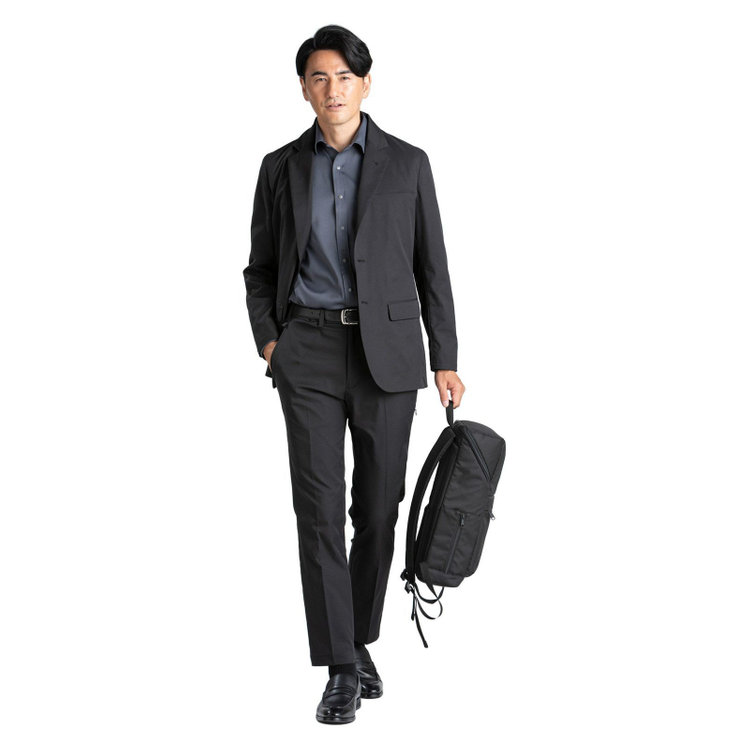 ＵＷＳ ＷＯＲＫ 【ULTRA WORK SUIT/WORK LINE】【年間】セットアップ2釦ジャケット/ブラック 黒