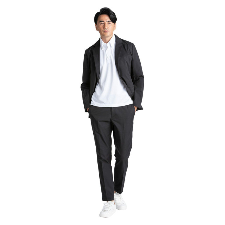 ＵＷＳ ＷＯＲＫ 【ULTRA WORK SUIT/WORK LINE】【年間】セットアップ2釦ジャケット/ブラック 黒