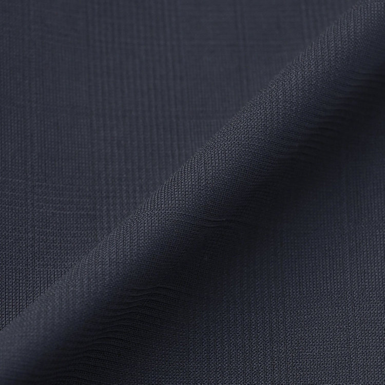 ソノタ（KONAKA用） 【L.O.X】【大きいサイズ】【春夏】ウールブレンド 1タックパンツスラックス/ネイビー×シャドーチェック/ウエストアジャスター仕様/※裾上げ必要 紺濃色