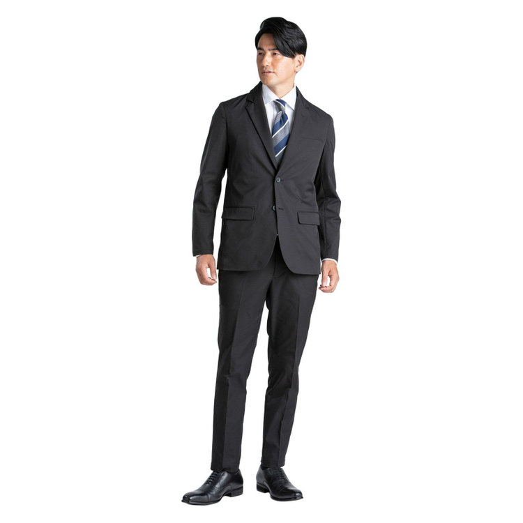 ＵＷＳ ＷＯＲＫ 【ULTRA WORK SUIT/WORK LINE】【年間】セットアップ2釦ジャケット/ブラック 黒