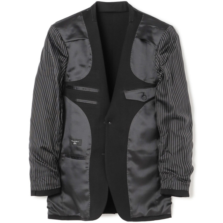 ドナートヴィンチ 【Donato Vinci Italy UOMO】【秋冬】カシミヤシルクブレンド濃染加工/2釦シングルフォーマルスーツ 0タックパンツ/防虫加工/導電性繊維/アジャスター付き/※裾上げ必要 黒