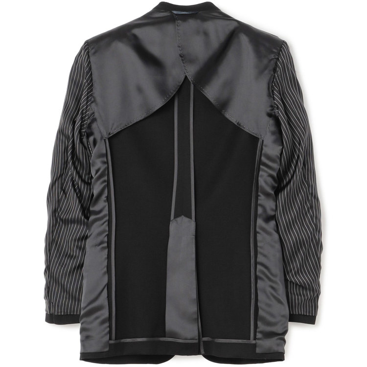 ドナートヴィンチ 【Donato Vinci Italy UOMO】【秋冬】カシミヤシルクブレンド濃染加工/2釦シングルフォーマルスーツ 0タックパンツ/防虫加工/導電性繊維/アジャスター付き/※裾上げ必要 黒