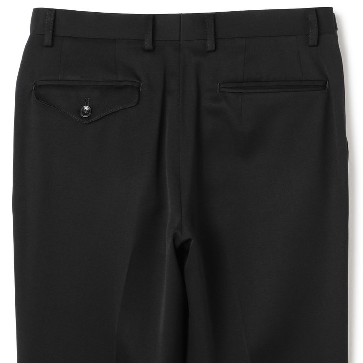 ドナートヴィンチ 【Donato Vinci Italy UOMO】【秋冬】カシミヤシルクブレンド濃染加工/2釦シングルフォーマルスーツ 0タックパンツ/防虫加工/導電性繊維/アジャスター付き/※裾上げ必要 黒