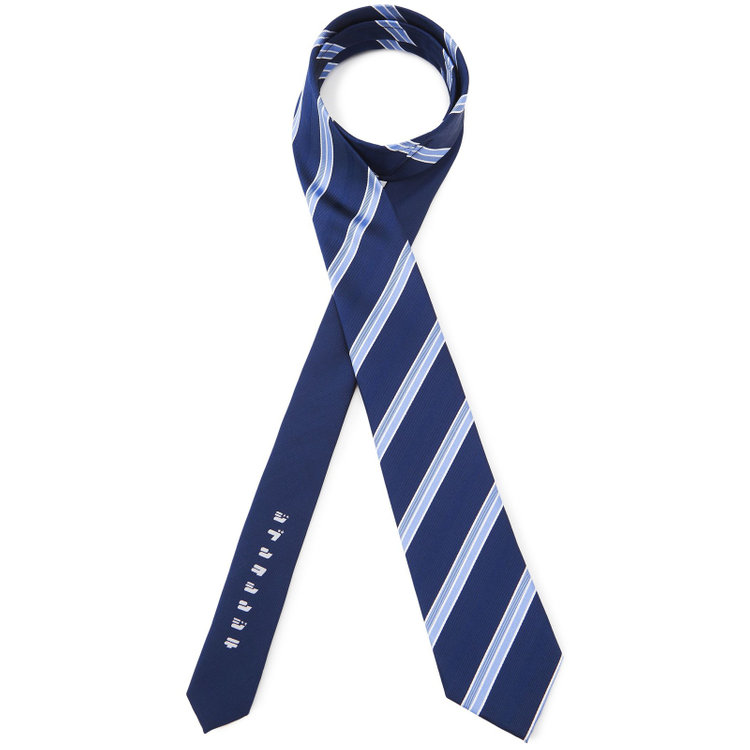 ソノタ（KONAKA用） 土佐兄弟コラボネクタイ【就活応援】シルクブレンドストライプネクタイ/ネイビー/「ジブンヲシンジテ」 その他