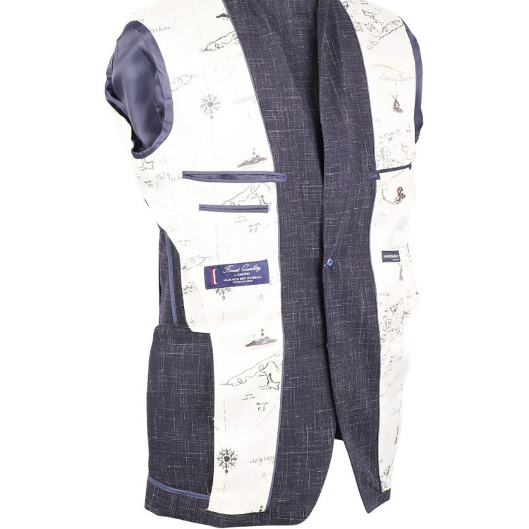 スタンリーブラッカ 【stanley blacker】【春夏】2釦シングルジャケット/ネイビー ネイビー系(紺)