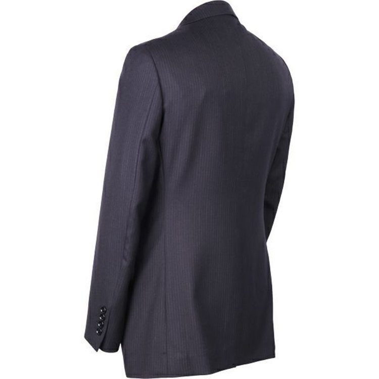 ＵＮＰＲＥＳＳＵＲＥ 【Unpressure】【秋冬】2釦シングルスーツ 0タック/ネイビー×ストライプ ネイビー系(紺)