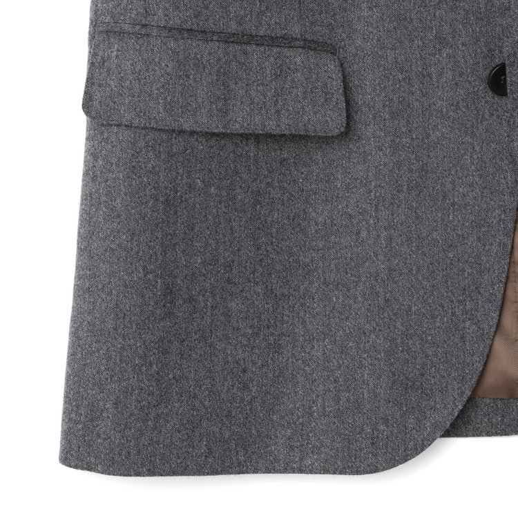 ＪＰ コンフォート 【THE 神 SUIT】【JOHN PEARSE comfort】【秋冬】2釦シングルスーツ ショートタック/グレー/ウエストムーブ/REDA ACTIVE/NEW ZEALAND MERINO/SHOWER CLEAN/※裾上げ必要 グレー中間