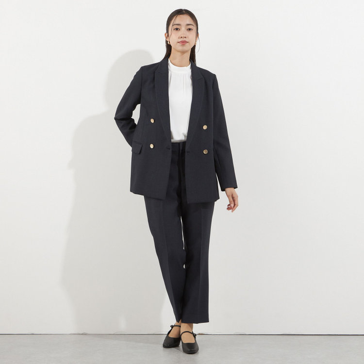 ソノタ（KONAKA用） 【Diana】【秋冬】ダブルジャケット/ネイビー/メタル釦/ウォッシャブル＆ストレッチ 紺中間
