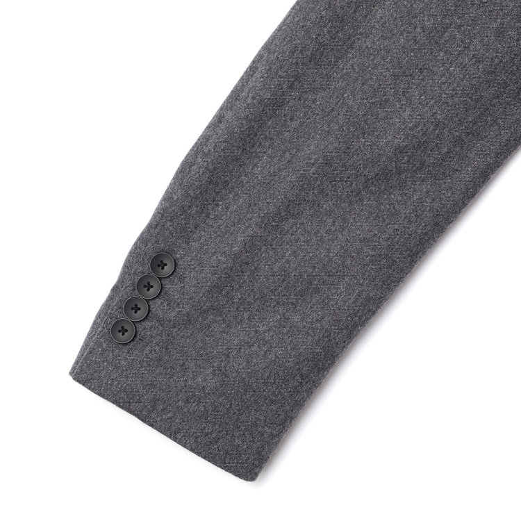 ＪＰ コンフォート 【THE 神 SUIT】【JOHN PEARSE comfort】【秋冬】2釦シングルスーツ ショートタック/グレー/ウエストムーブ/REDA ACTIVE/NEW ZEALAND MERINO/SHOWER CLEAN/※裾上げ必要 グレー中間