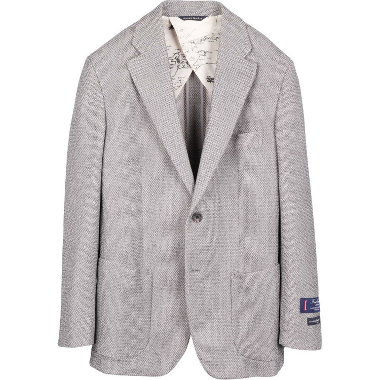 スタンリーブラッカ 【stanley blacker】【春夏】2釦シングルジャケット/ベージュ ブラウン系(茶)