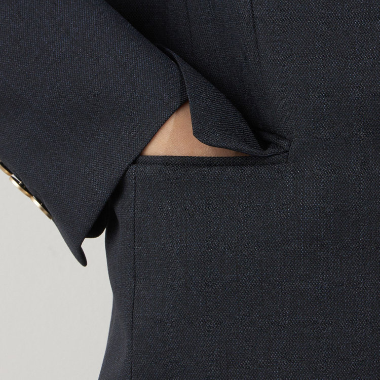 ソノタ（KONAKA用） 【Diana】【秋冬】ダブルジャケット/ネイビー/メタル釦/ウォッシャブル＆ストレッチ 紺中間