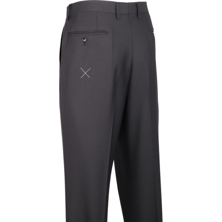 トゥルートップ 【TRUE TOP】【年間】2釦シングルスーツ 1タック/ブラック×ソリッド ブラック系(黒)