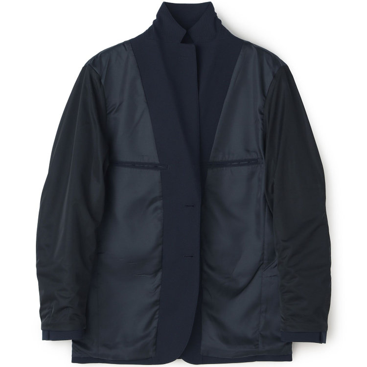 ハイスペックモーション 【HIGH SPEC MOTION】【春夏】ポリエステル2釦シングルジャケット/ネイビー 紺中間