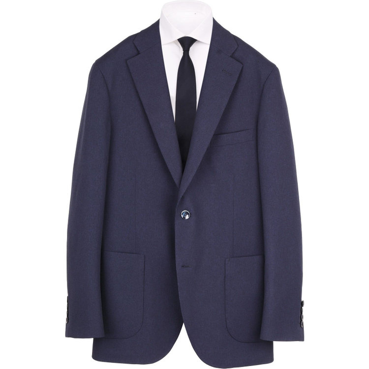 ＪＰコンフォート ネイビー 【JOHN PEARSE comfort navy】【春夏】機能性ポリエステル素材 2釦シングルジャケット/ネイビー/Dot Air ネイビー系(紺)