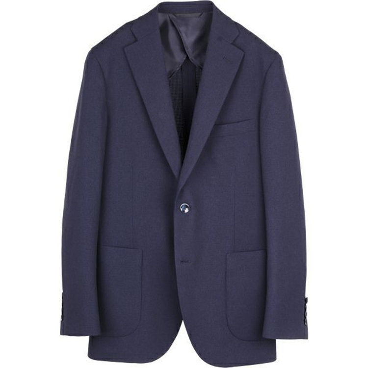 ＪＰコンフォート ネイビー 【JOHN PEARSE comfort navy】【春夏】機能性ポリエステル素材 2釦シングルジャケット/ネイビー/Dot Air ネイビー系(紺)