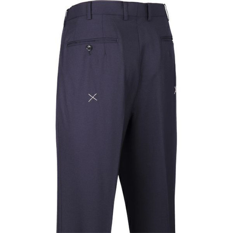 ジョンピアース 【JOHN PEARSE White】【秋冬】スペアパンツ付き/2釦シングルスーツ 1タック/ネイビー×シャドーチェック ネイビー系(紺)