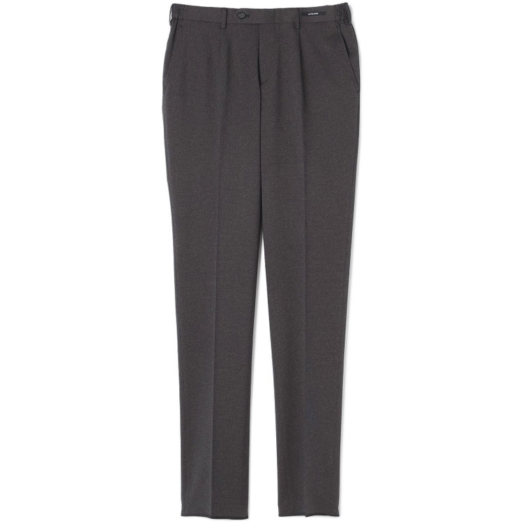 ＪＰ コンフォート 【JOHN PEARSE comfort】【秋冬】機能性ポリエステル ショートタックパンツ/グレー/ウエストシャーリング仕様/ULTRA MOVE/RIRANCHA/※裾上げ必要 グレー中間