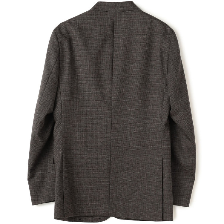 ＪＰ コンフォート 【JOHN PEARSE comfort】【春夏】2釦シングルスーツ ショートタック/ブラウン/REAL BROWN/NEW ZEALAND WOOLSHOWER CLEAN/SustainaBee Wool/※裾上げ必要 茶中間