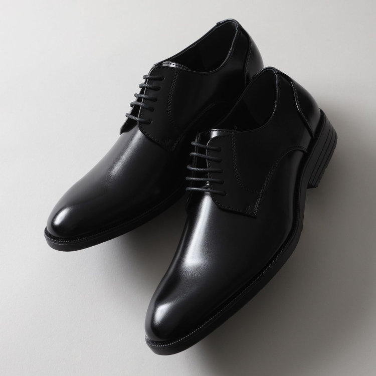 ＵＮＰＲＥＳＳＵＲＥ 【Unpressure】プレーントゥースドレスシューズ/ブラック 黒