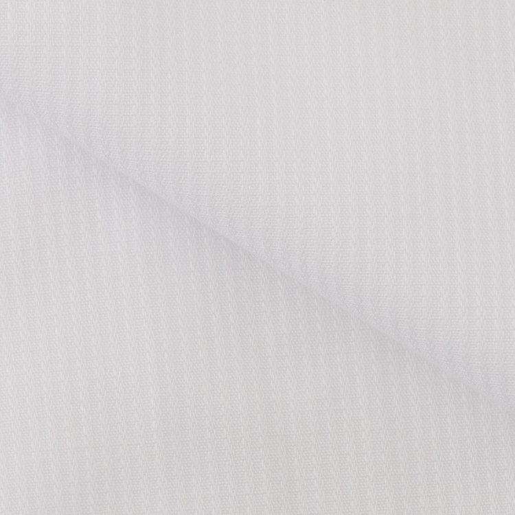 ジョンピアースブラック 【JOHN PEARSE Black】【形態安定】ワイドカラーワイシャツ/ホワイト×ドビーストライプ 白