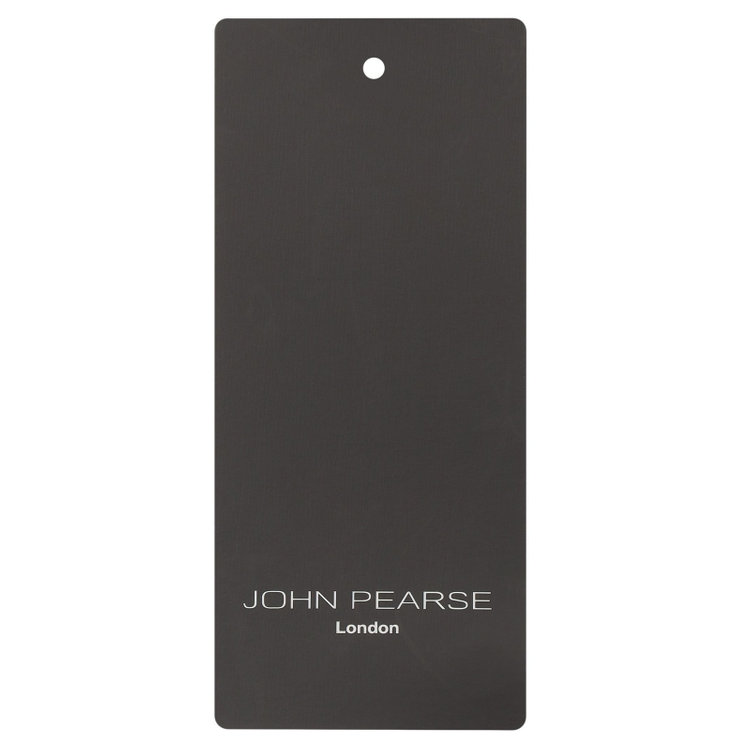 ジョンピアースブラック 【JOHN PEARSE Black】【形態安定】ワイドカラーワイシャツ/ホワイト×ドビーストライプ 白