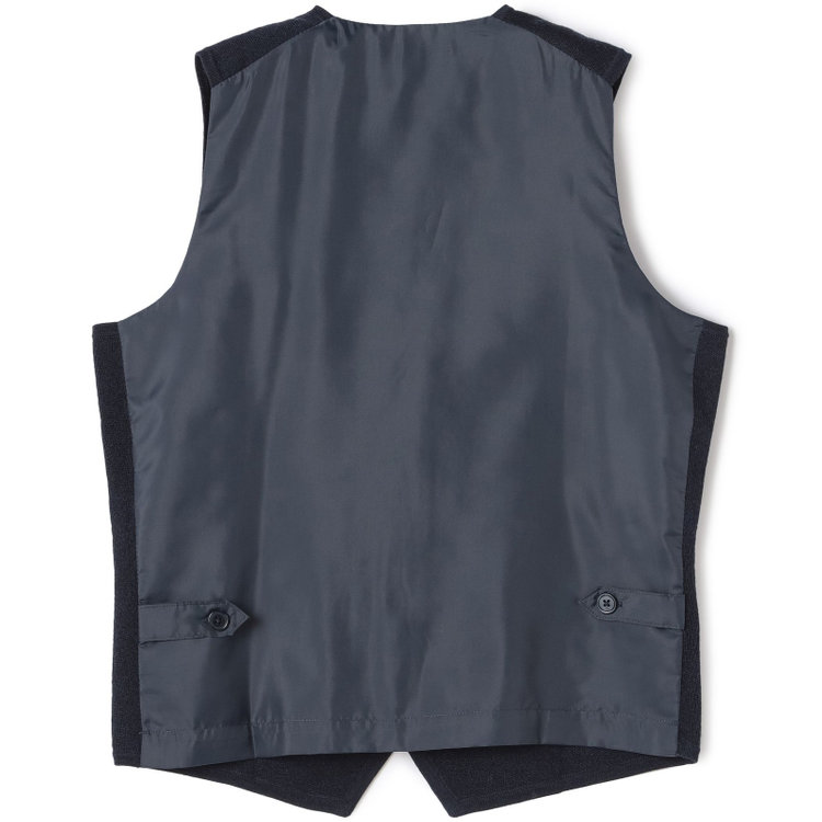 ＪＰ コンフォート 【JOHN PEARSE comfort navy】ニットジレ/ネイビー/ウォッシャブル 紺中間