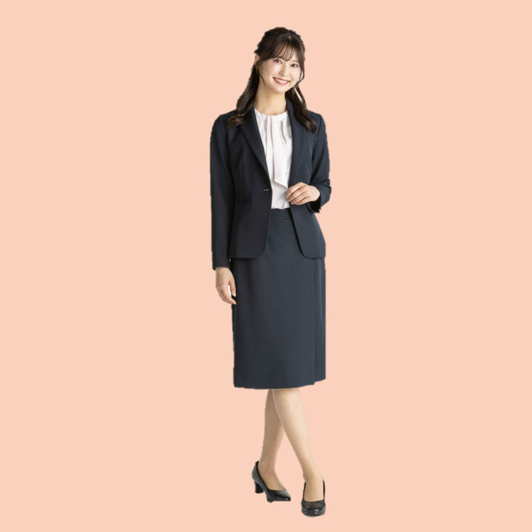 ＭＩＲＵＭ 【mirum purple】【年間】1釦テーラードジャケット/ネイビー 紺中間