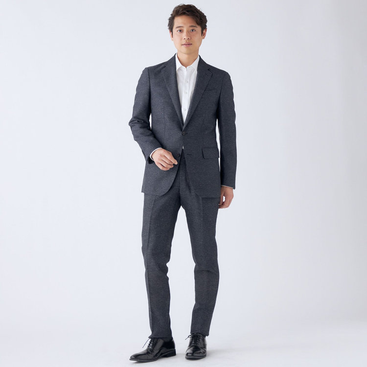 ＪＰ コンフォート 【JOHN PEARSE comfort navy】【春夏】機能性ポリエステル ショートタックパンツ/ネイビー/ウエストムーブ仕様/ULTRA MOVE/※裾上げ必要 紺中間