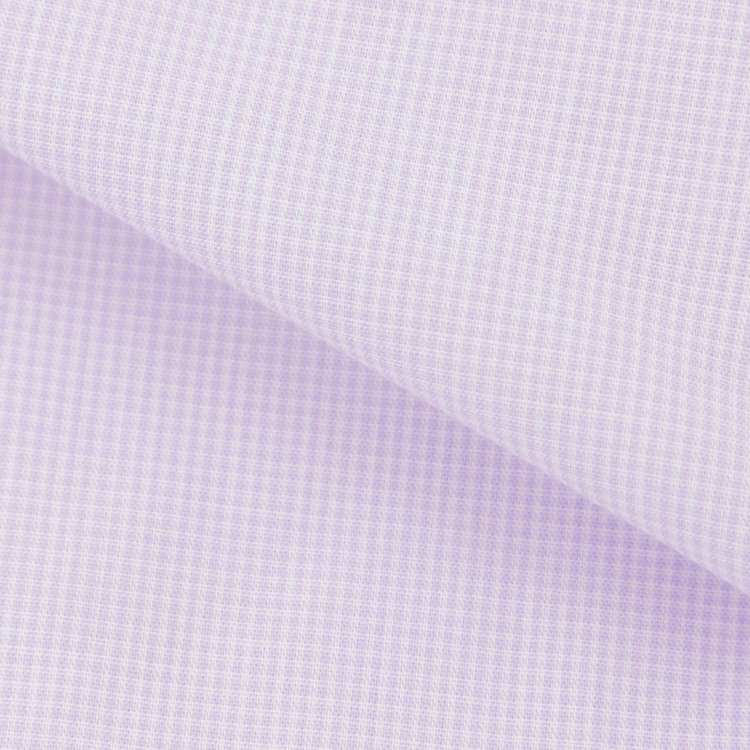 KONAKA　アウトレット 【WEB限定/OUTLET/汚れ・キズ等有】【DUKEMORGAN】【形態安定】ボタンダウンワイシャツ/パープル×チェック 紫中間