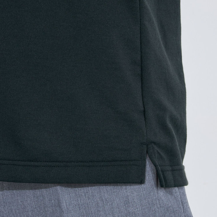 ＪＰコンフォート ネイビー 【半袖】【JOHN PEARSt navy】【ノーアイロンE comfor】ボタンダウンビズポロシャツ プルオーバータイプ/ブラック/ULTRA MOVE/ニット素材 黒