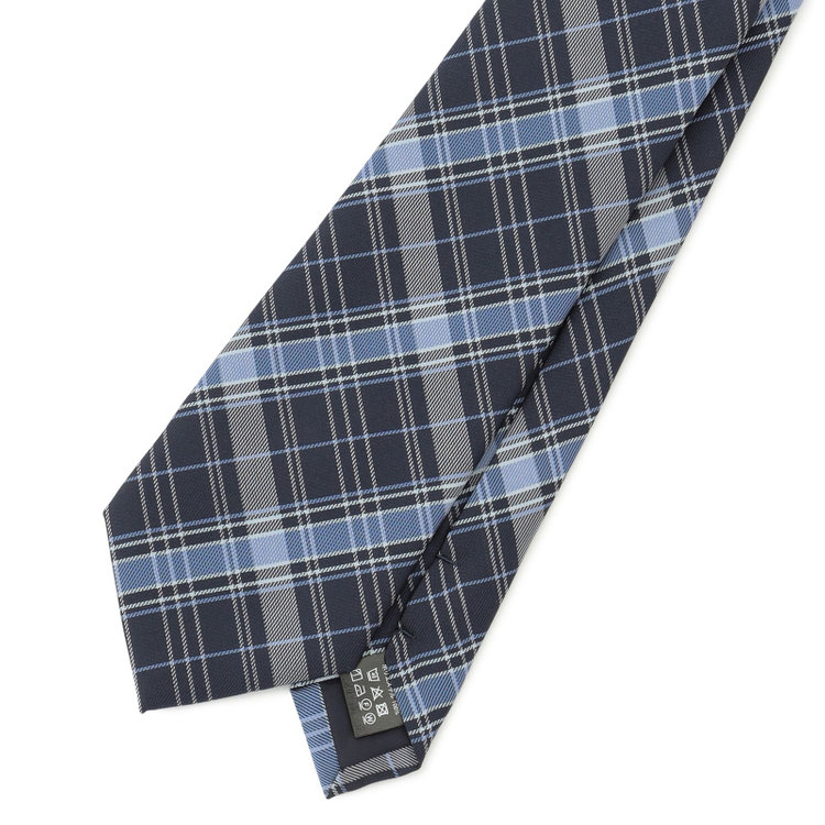 ハイスペックモーション 【発送在庫あり】【HIGH SPEC MOTION】ウォッシャブル チェックネクタイ 8.0cm幅/ネイビー その他