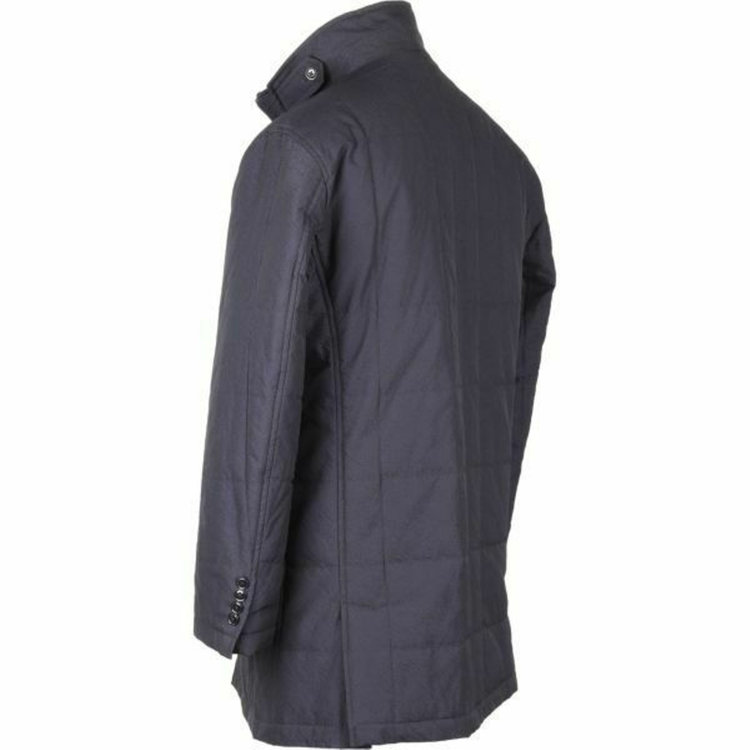 ソノタ（KONAKA用） 【Biscorse】スタンドカラーレイヤードコート/ネイビー×キルティング/撥水/Comfortemp ネイビー系(紺)
