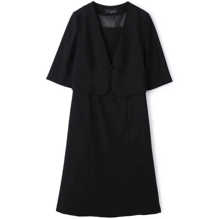 ソノタ（KONAKA用） 【RADVAN】【年間】ロールカバーアンサンブルレディースフォーマル 黒