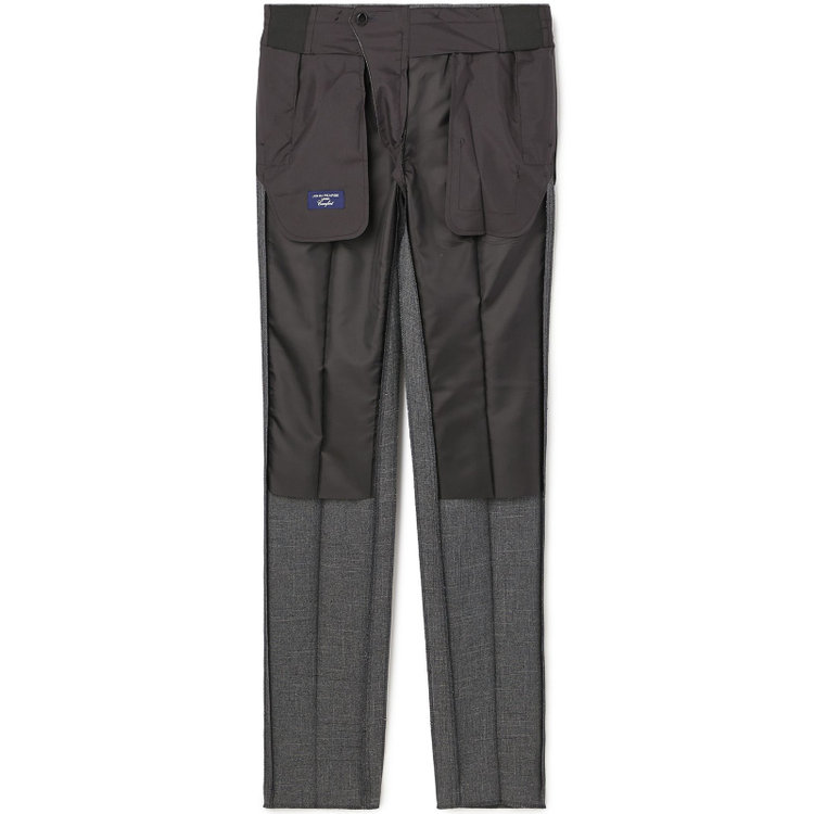 ＪＰコンフォート ネイビー 【JOHN PEARSE comfort navy】【秋冬】TUMUGITO 1タックパンツ セットアップ対応/ グレー/ ウエストムーブ/ULTRA MOVE/ ウォッシャブル ※裾直し必要 グレー中間