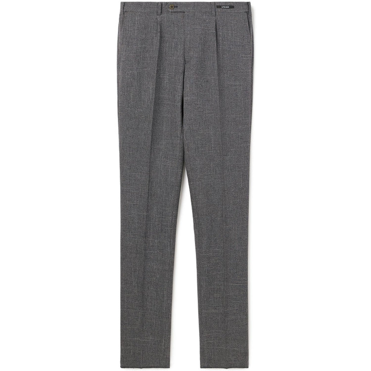 ＪＰコンフォート ネイビー 【JOHN PEARSE comfort navy】【秋冬】TUMUGITO 1タックパンツ セットアップ対応/ グレー/ ウエストムーブ/ULTRA MOVE/ ウォッシャブル ※裾直し必要 グレー中間