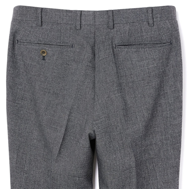ＪＰコンフォート ネイビー 【JOHN PEARSE comfort navy】【秋冬】TUMUGITO 1タックパンツ セットアップ対応/ グレー/ ウエストムーブ/ULTRA MOVE/ ウォッシャブル ※裾直し必要 グレー中間