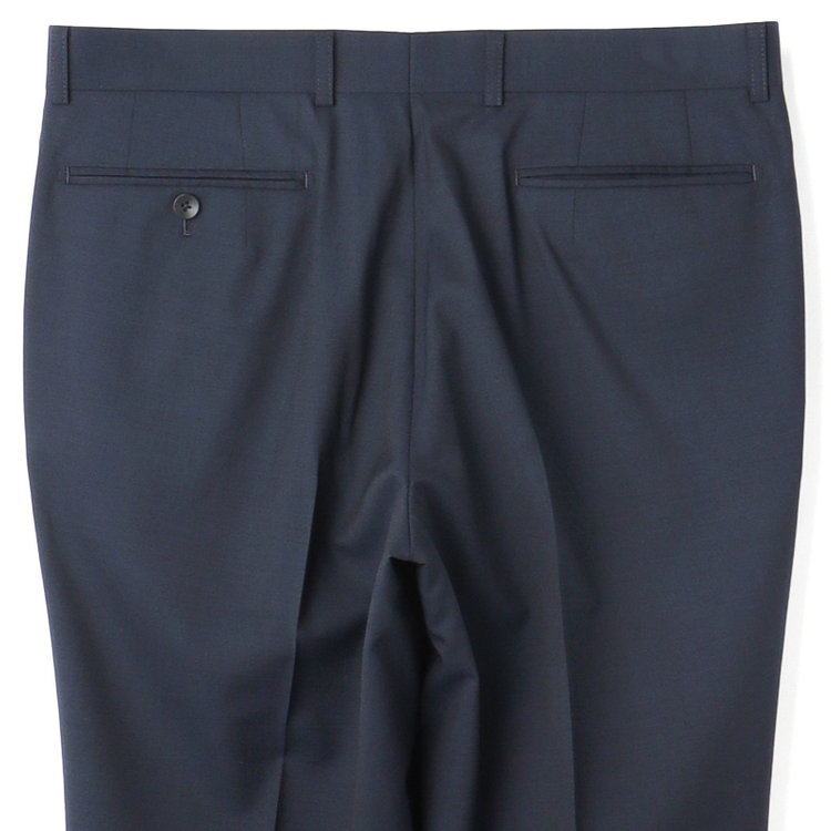 ドナートヴィンチウォモ 【THE 神 SUIT】【Donato Vinci Italy UOMO】【春夏】2釦シングルスーツ 0タック/ネイビー/NEW ZEALAND WOOL SUPER170'S/※裾上げ必要 紺中間