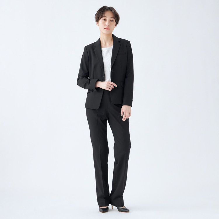 ナチュラル　ビューティー 【NATURAL BEAUTY】【年間】2釦ジャケット/ブラック 黒