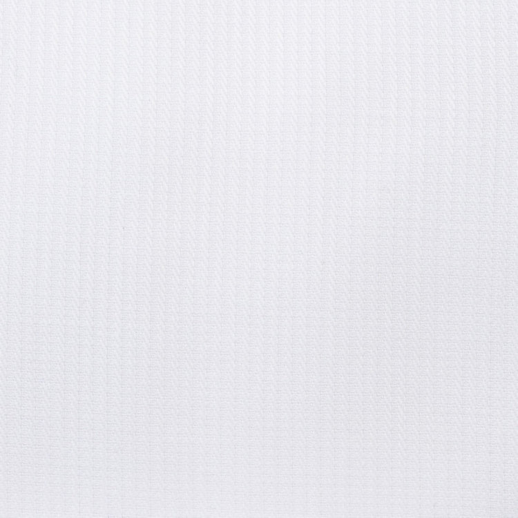 ジョンピアースブラック 【JOHN PEARSE Black】【SLIM】【形態安定】ワイドカラーワイシャツ/ホワイト×ドビーストライプ/襟袖裏別布 白