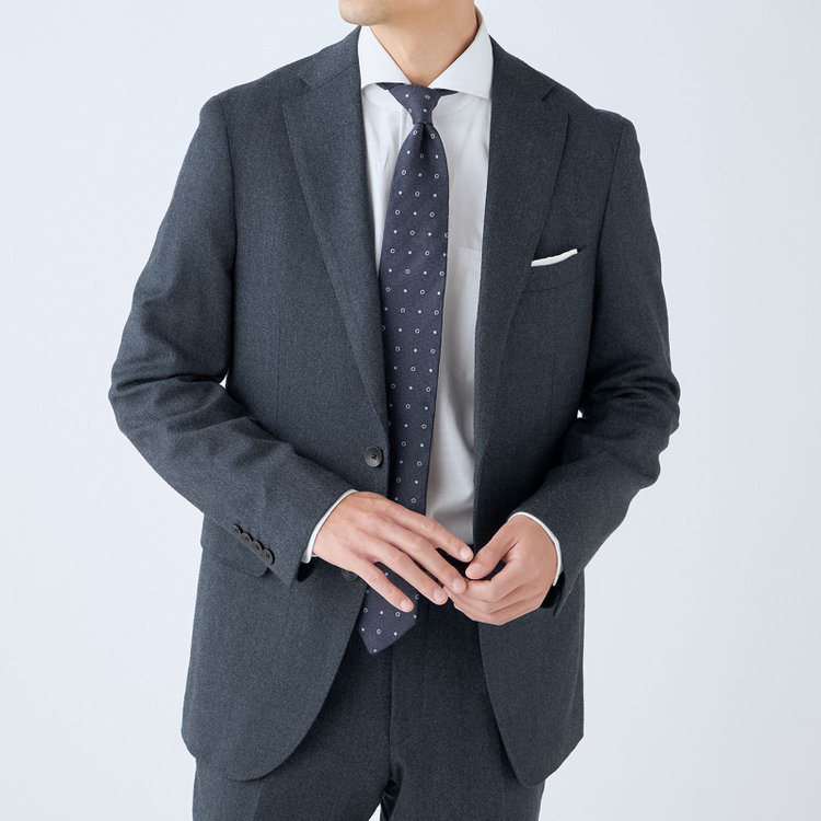 ＪＰ コンフォート 【THE 神 SUIT】【JOHN PEARSE comfort】【秋冬】2釦シングルスーツ ショートタック/ネイビー/ウエストムーブ/REDA ACTIVE/NEW ZEALAND MERINO/SHOWER CLEAN/※裾上げ必要 青中間