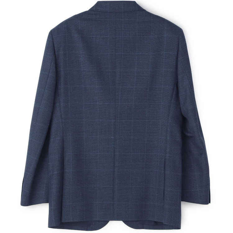 ドナートヴィンチ 【Donato Vinci Italy】【春夏】ウールリネンブレンド2釦シングルジャケット/ネイビー/NEW ZEALAND WOOL MIX 紺濃色