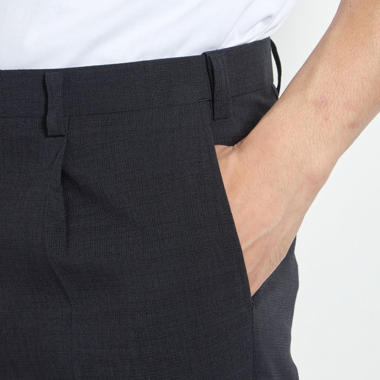 ジョンピアース 【冷感プリント！氷撃】【JOHN PEARSE White】【春夏】1タックパンツ/ネイビー/ULTRA MOVE/ウエストムーブ仕様/※裾上げ必要 紺濃色