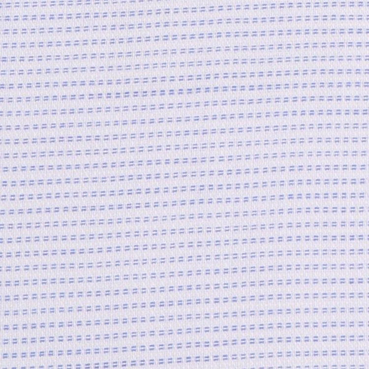 ジョンピアースブラック 【半袖】【JOHN PEARSE Black】【形態安定】ボタンダウンドレスワイシャツ/ホワイト×ブルー刺子柄/ネイビーパイピング仕様/吸水速乾/消臭加工 ブルー系(青)