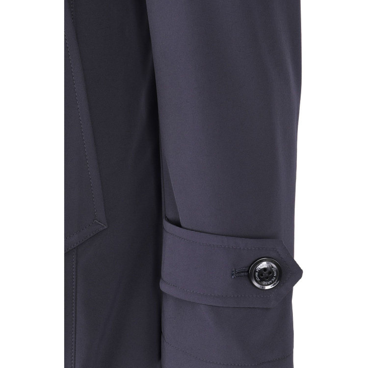 ＪＰ コンフォート 【JOHN PEARSE comfort】スタンドカラーコート/ネイビー×ソリッド/ULTRA MOVE/耐久撥水/吸放湿繊維/NANO-HEAT YOKOHAMA ネイビー系(紺)