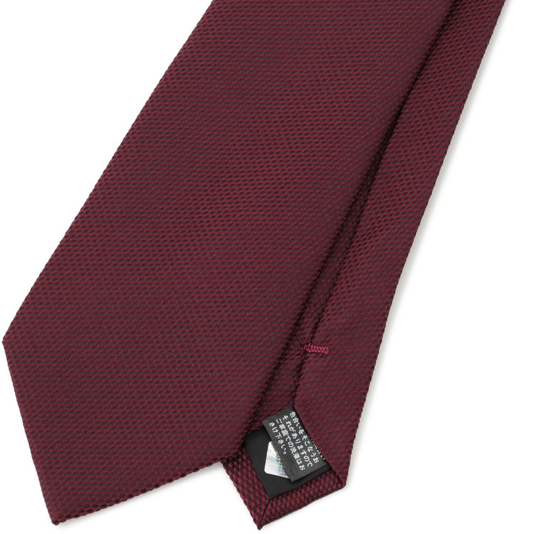 カンサイマンブルー 【イージーパーソナルカラータイ】【KANSAIMAN collection】シルクネクタイ＆ポケットチーフ付き/8.0㎝/秋 ワイン その他