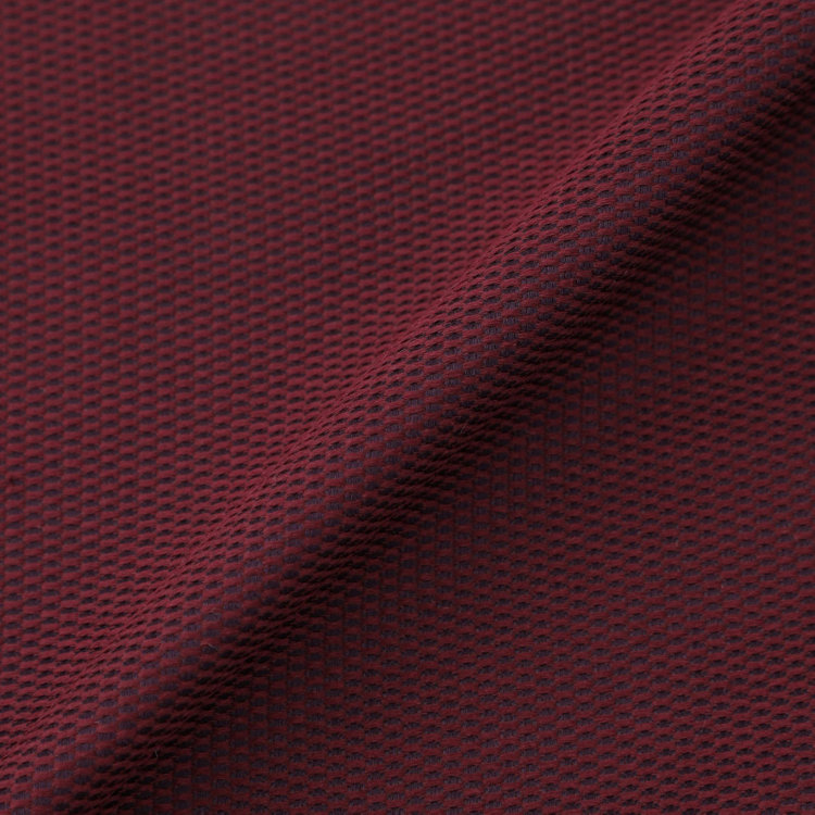 カンサイマンブルー 【イージーパーソナルカラータイ】【KANSAIMAN collection】シルクネクタイ＆ポケットチーフ付き/8.0㎝/秋 ワイン その他